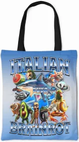 Torba na ramię Italian Brainrot Ekipa większa Stworków włoskich brainrotów