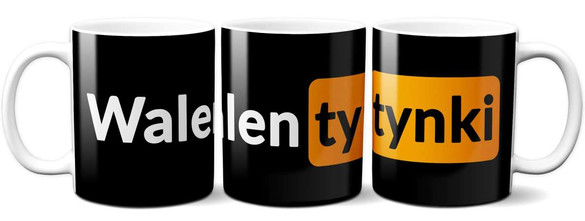 Kubek WALENTYNKI na Prezent +imię