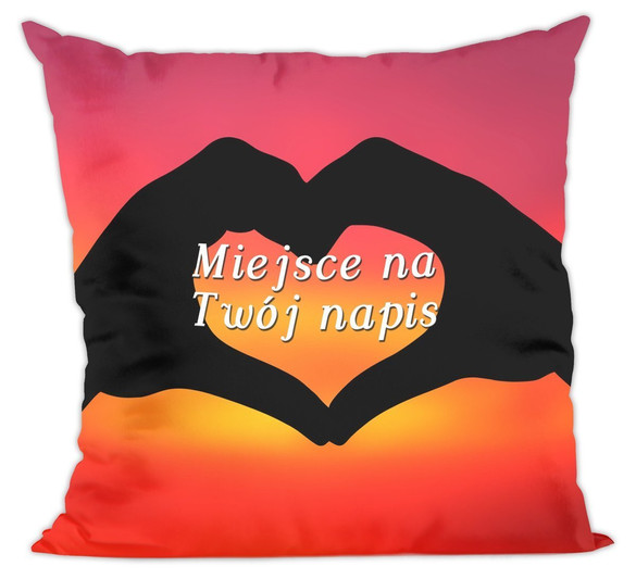 Poduszka na Walentynki DODAJ NAPIS