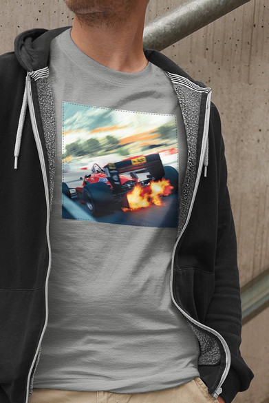 Koszulka z naszywką F1 car