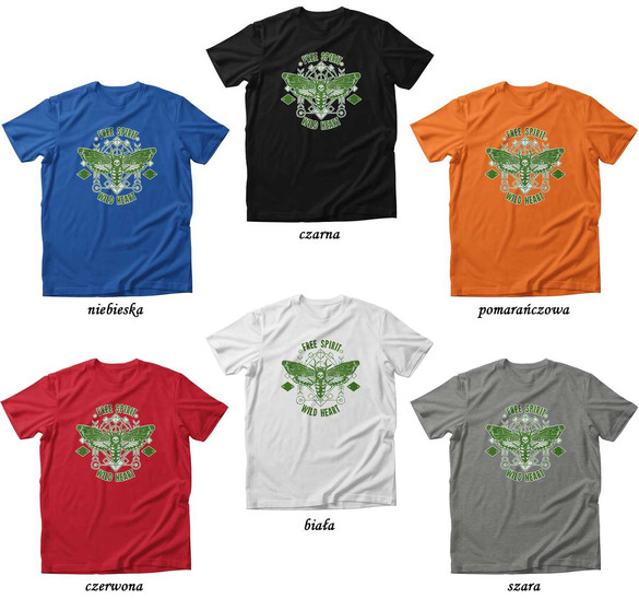 Koszulka MOTYL FREE SPIRIT WILD HEART