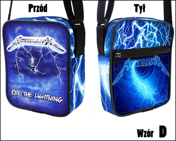 Torba Listonoszka METALLICA- OUTLET