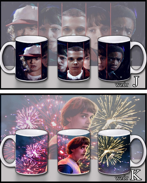 KUBEK STRANGER THINGS+ IMIĘ GRATIS, PREZENT