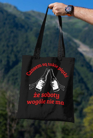 Torba na ramię Czasem...  DODAJ NAPIS!