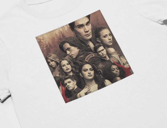 Koszulka z naszywką Riverdale squad