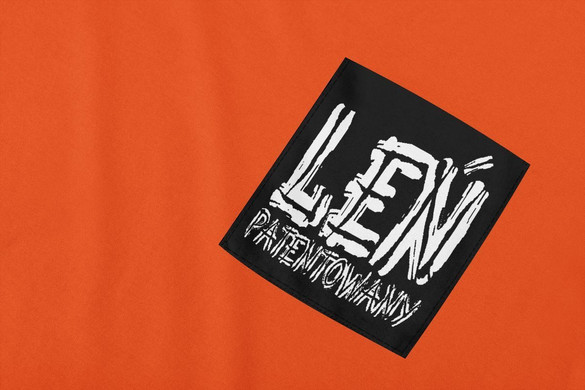 Koszulka z kieszonką Leń patentowany