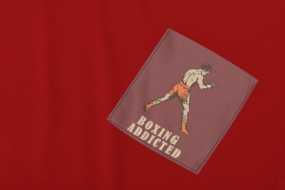 Koszulka z kieszonką BOKSER BOXING ADDICTED