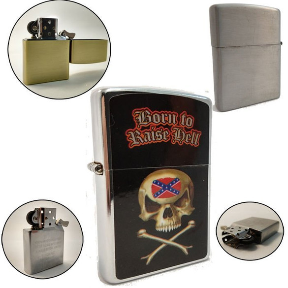 Zapalniczka Benzynowa BORN TO RAISE HELL 01