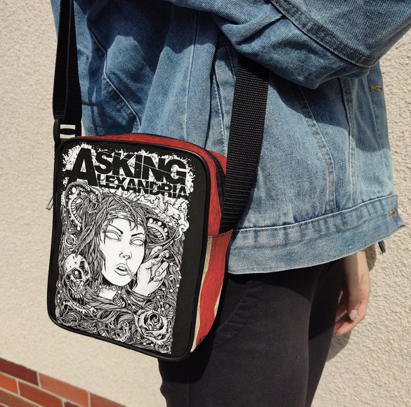 Torba Listonoszka ASKING ALEXANDRIA Dodaj Napis!