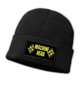 Czapka zimowa z naszywką MACHINE HEAD