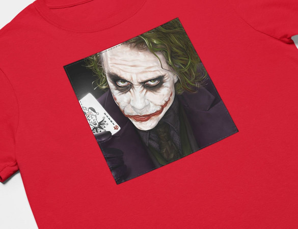 Koszulka z naszywką Joker Heath Ledger