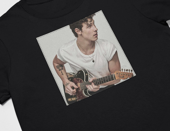 Koszulka z naszywką Shawn Mendes 04