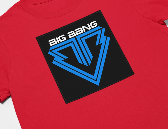 Koszulka z naszywką BIG BANG  logo