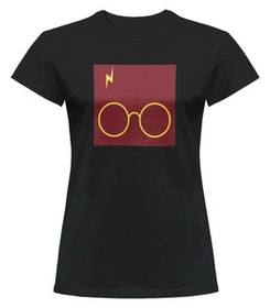 Bluzka damska z naszywką Harry Potter glasses