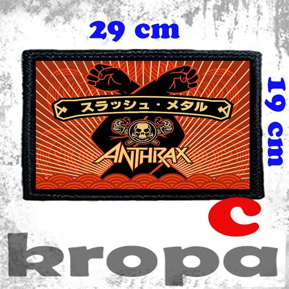 Naszywka duża na ubranie ANTHRAX