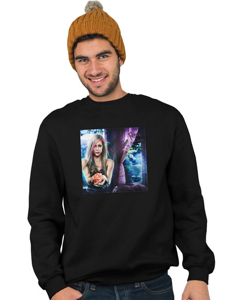 Bluza z naszywką Avril Lavigne rose