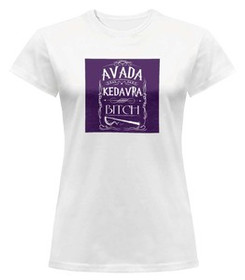 Bluzka damska z naszywką Harry Potter spell