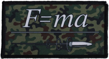 Naszywka dla strzelca F= ma