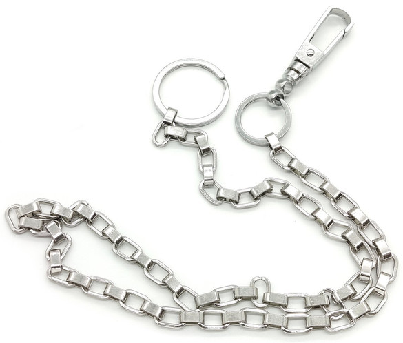 Łańcuch do spodni Ładny MODNY Srebrny 07