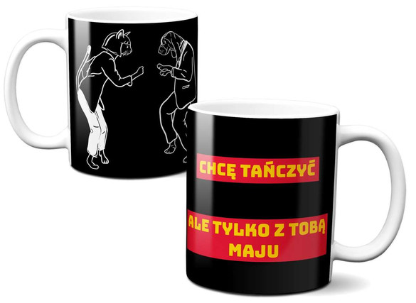 Kubek na Walentynki DODAJ NAPIS!