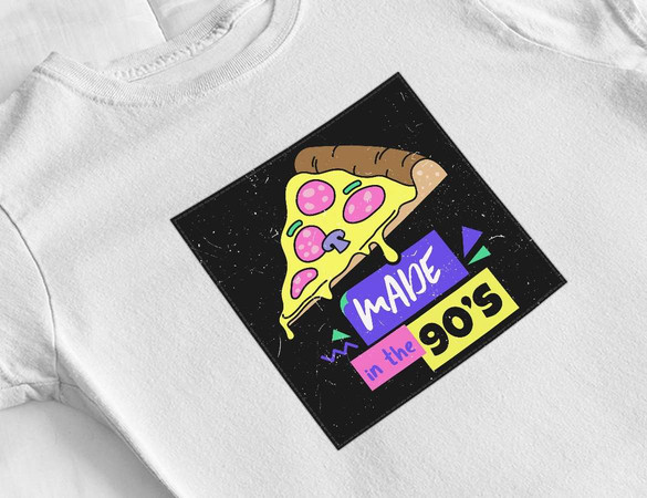 Bluzka damska z naszywką Made in the 90's