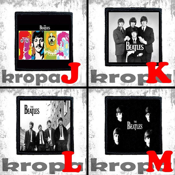 Naszywka THE BEATLES 8 X 8 cm Dużo Wzorów!
