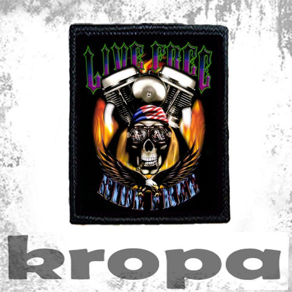 Naszywka LIVE FREE