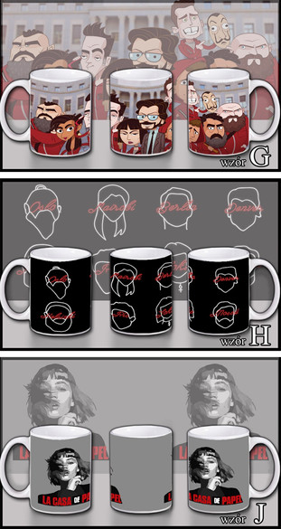 DOM Z PAPIERU Zestaw poduszka+kubek WZORY +GRATIS!