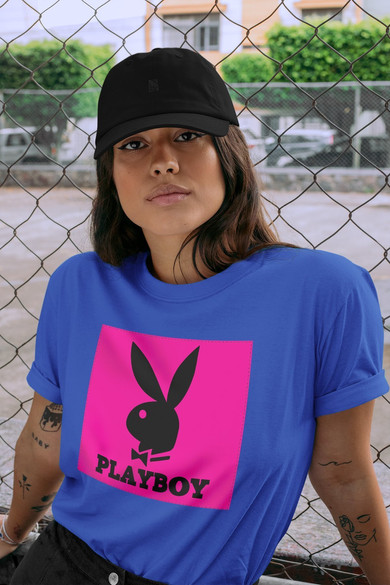 Koszulka z naszywką PLAYBOY logo