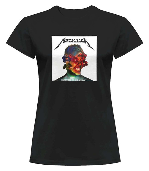 Bluzka damska z naszywką Metallica Hardwired..