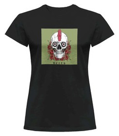 Bluzka damska z naszywką Skull : Death