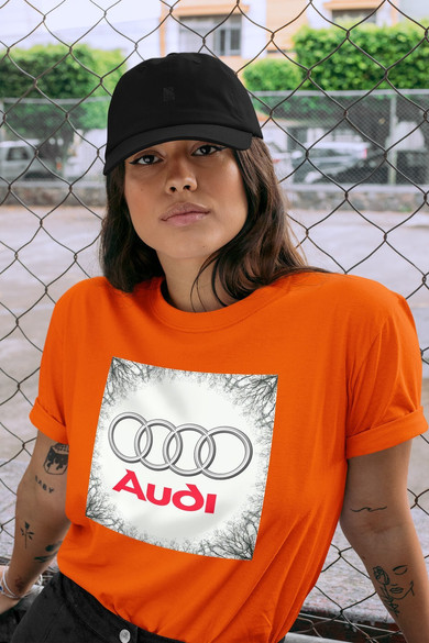 Koszulka z naszywką Audi 02