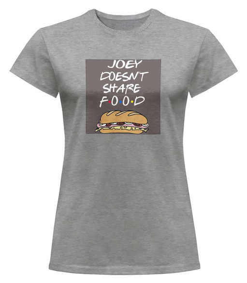 Bluzka damska z naszywką Friends food