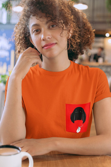 Koszulka z kieszonką PULP FICTION MIA