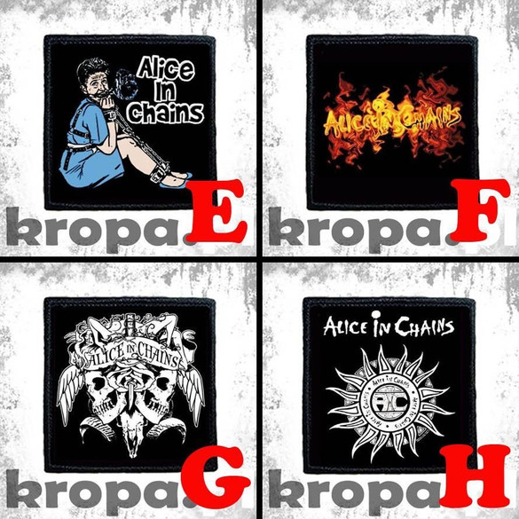 Naszywka ALICE IN CHAINS 10 x 10 cm  Dużo Wzorów!