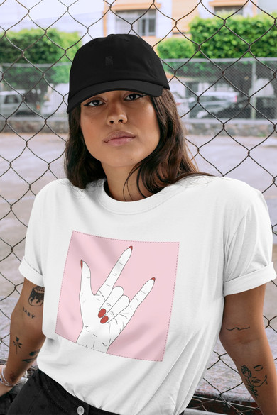 Koszulka z naszywką Sweet Metal Gesture