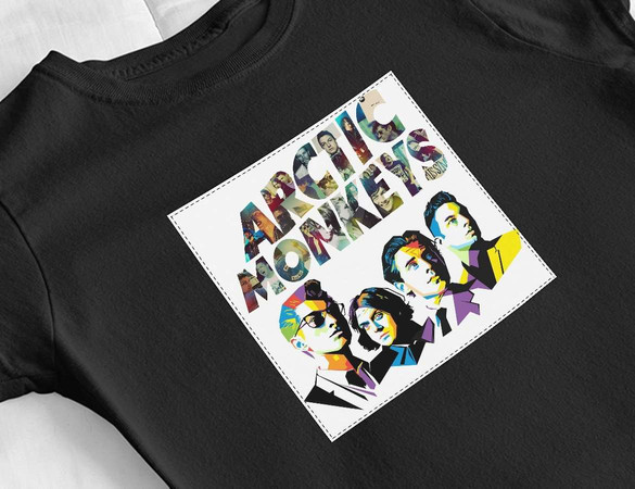 Bluzka damska z naszywką Arctic Monkeys 01