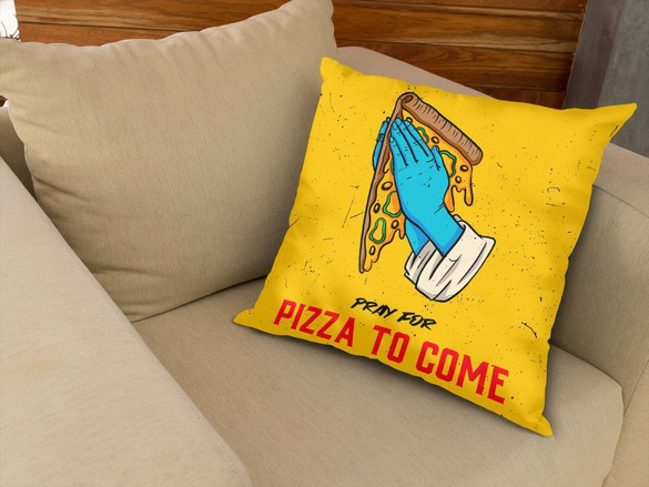 Poduszka Pray for pizza