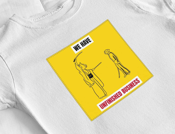 Bluzka damska z naszywką We have unfinished ...