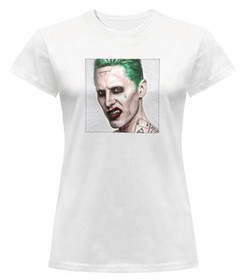 Bluzka damska z naszywką Joker Jared Leto
