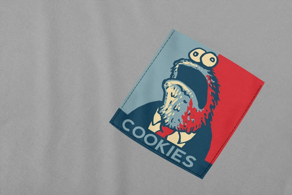 Koszulka z kieszonką CIASTECZKOWY POTWÓR 02