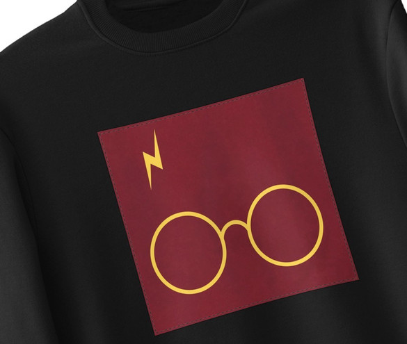 Bluza z naszywką  Harry Potter glasses