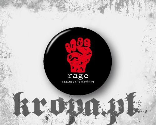 Przypinka RAGE AGAINST THE MACHINE