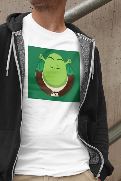 Koszulka z naszywką SHREK