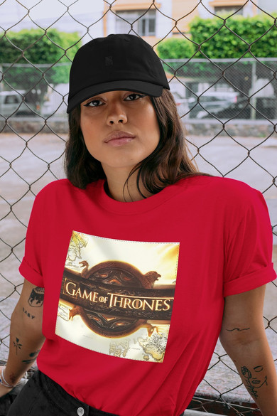 Koszulka z naszywką Game of Thrones logo