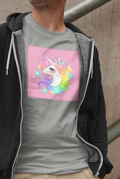 Koszulka z naszywką Unicorne 04