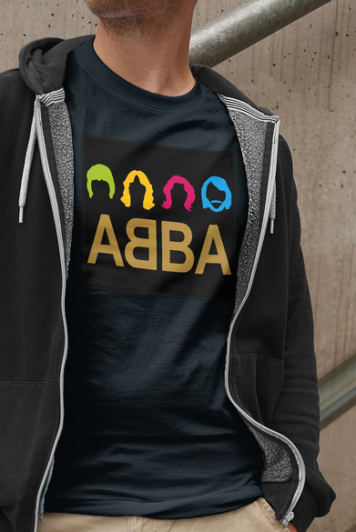 Koszulka z naszywką  ABBA logo