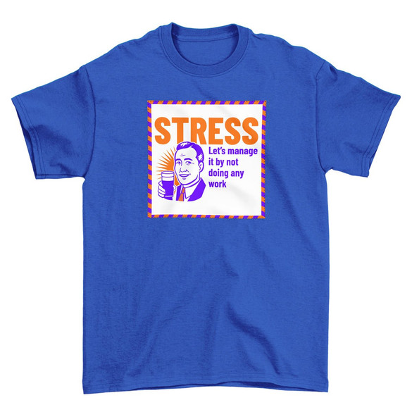 Koszulka z naszywką STRESS