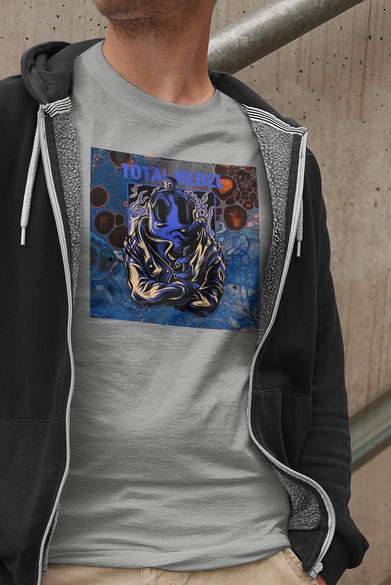 Koszulka z naszywką  TOTAL REBEL