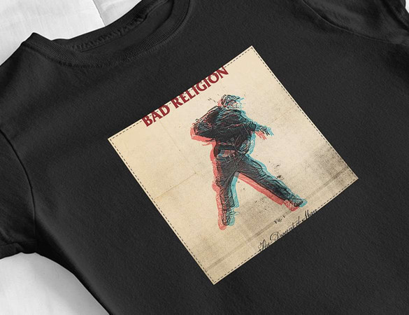 Bluzka damska z naszywką Bad Religion 01